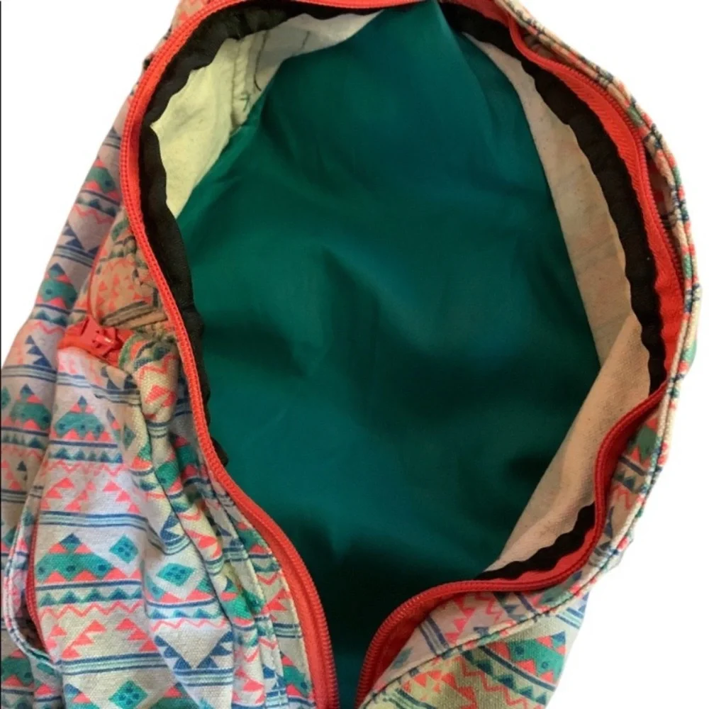 Kavu Rope Sling Backpack One of a Kind Aztec Geometric Crossbody